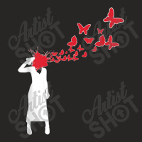 Headshot Butterfly  Head Shot Butterflies Ladies Fitted T-shirt | Artistshot