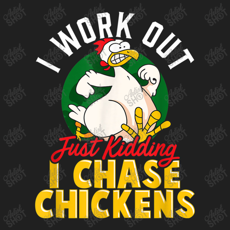 I Work Out  Just Kidding I Chase Chickens  Funny Chicken Ladies Polo Shirt by MarquesDesign | Artistshot