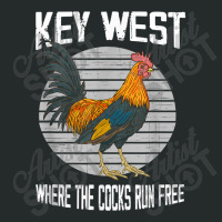 Key West Florida Where The Cocks Run Free Women's Triblend Scoop T-shirt | Artistshot