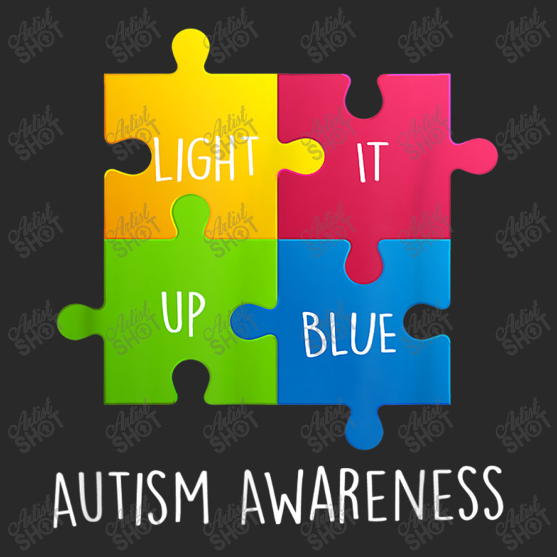 Autism Awareness Light It Up Blue T Shirt Printed hat by RoyalStore | Artistshot