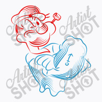 Popeye Outline T-shirt | Artistshot