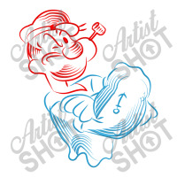 Popeye Outline 3/4 Sleeve Shirt | Artistshot