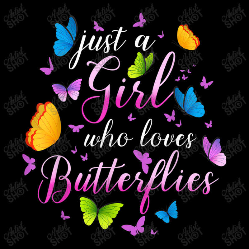 Just A Girl Who Loves Butterflies Cools Butterfly Collection Lightweight Hoodie by AntoineDesign | Artistshot