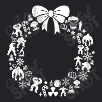 The Incredible Christmas Wreath Pattern Youth Tee | Artistshot