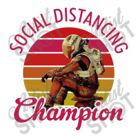 The Martian Social Distancing Champion T Sticker | Artistshot