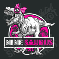 I'm Nine Saurus 9 Yrs Old T-rex For Girls 9th Birthday Gift Day Gifts Women's Triblend Scoop T-shirt | Artistshot