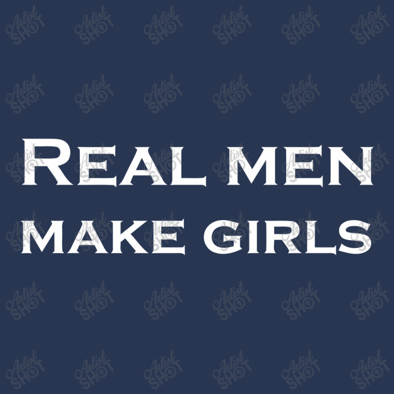 Real Men Make Girls Men Denim Jacket | Artistshot