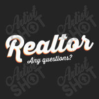 Realtor   Any Questions Real Estate Agent Tee Realtor 3/4 Sleeve Shirt | Artistshot