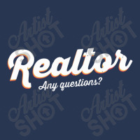 Realtor   Any Questions Real Estate Agent Tee Realtor Men Denim Jacket | Artistshot