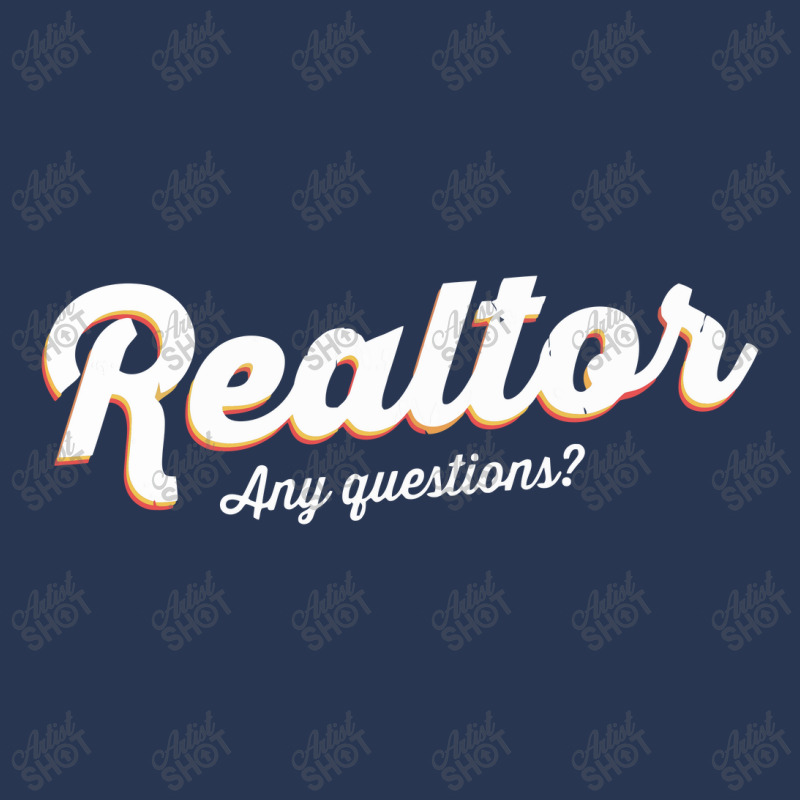 Realtor   Any Questions Real Estate Agent Tee Realtor Men Denim Jacket | Artistshot