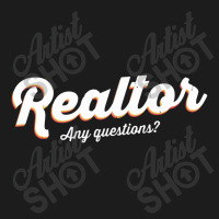 Realtor   Any Questions Real Estate Agent Tee Realtor Hoodie & Jogger Set | Artistshot