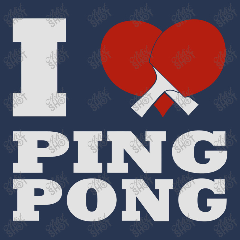 I Love Ping Pong, Ping Pong Lover Men Denim Jacket by kumenolak | Artistshot