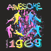 Awesome Since 1969. Agility Dog Training Graffiti Design T Shirt Ladies Fitted T-shirt | Artistshot