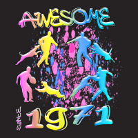 Awesome Since 1971. Agility Dog Training Graffiti Design T Shirt Vintage Cap | Artistshot