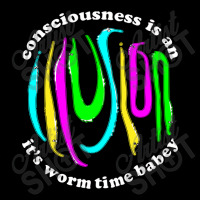 Consciousness Is An Illusion Fuzzy Worm On A String Maternity Scoop Neck T-shirt | Artistshot