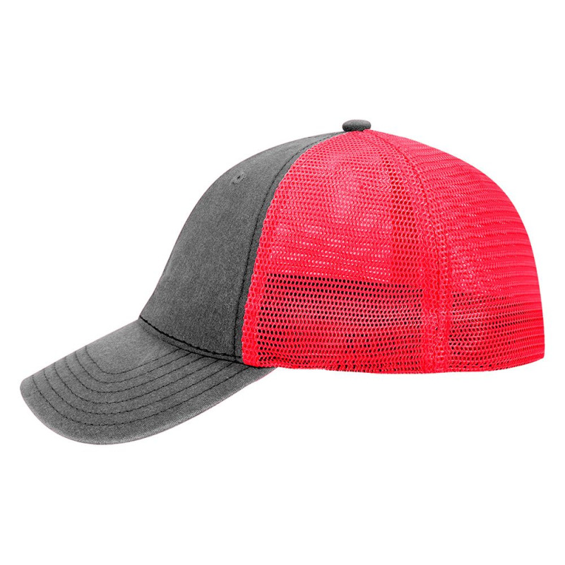 Fireball Dyed Flex Trucker Hat By Xenia Tees Artistshot