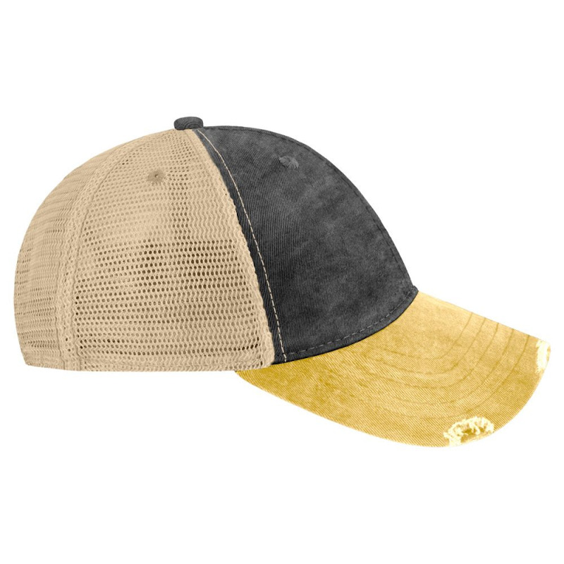 Humorous Black and Tan Distressed Cap Accessories | Humorous Black And Tan Distressed Cap | Poshmark main image 4