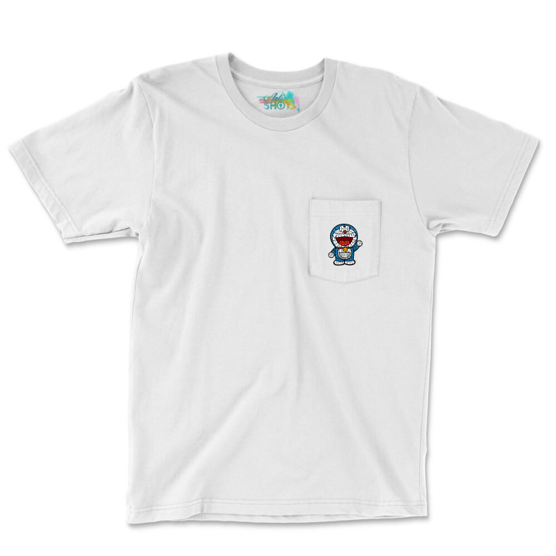 Robotic Cat Pocket T-shirt | Artistshot