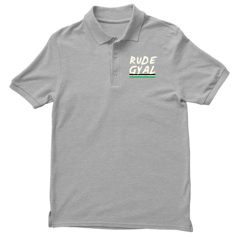 Rude Gyal Jamaican Jamaica Love Pride Girl Girl Men's Polo Shirt | Artistshot