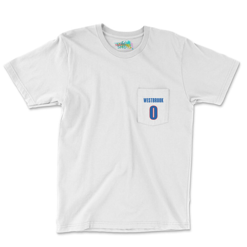 Russell Westbrook 0 Jersey Pocket T-shirt | Artistshot