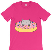 Donut Cat T-shirt | Artistshot