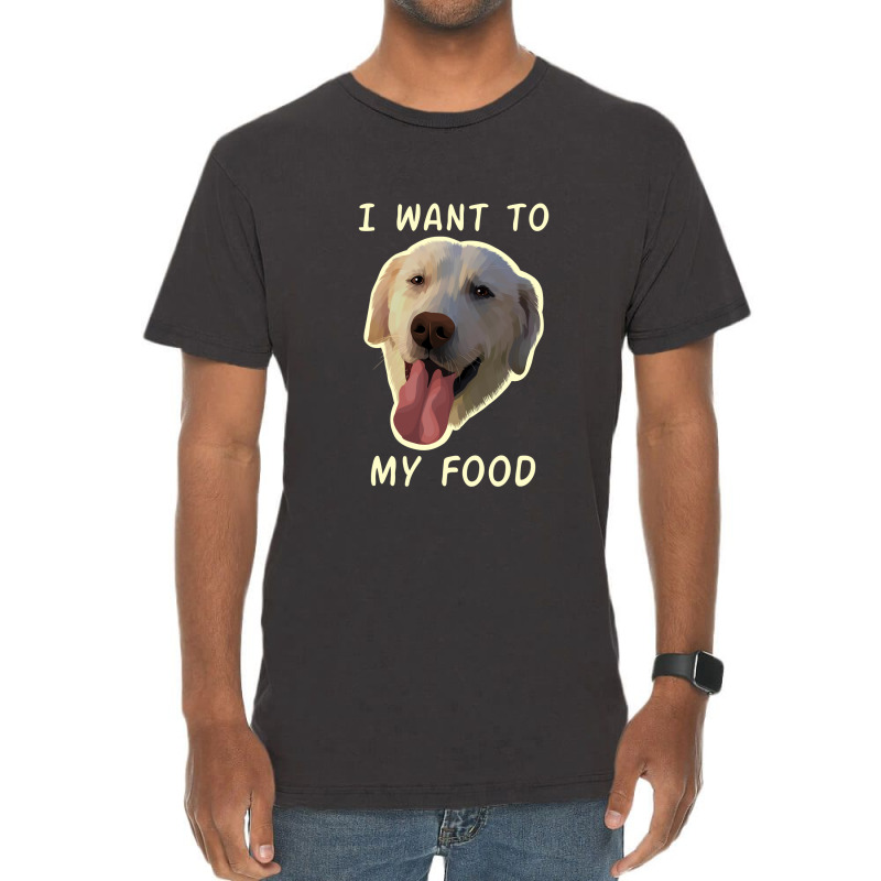 Dog Wants Vintage T-Shirt by mshel tyan | Artistshot