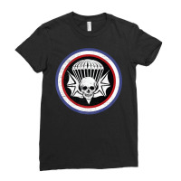 Parachute Skull Bat Infantry Airborne Regiment Patch Premium T Shirt Ladies Fitted T-shirt | Artistshot