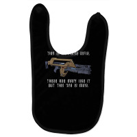 This Is My Pulse Rifle This One Is Mine Aliens Baby Bibs | Artistshot