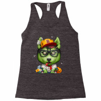 Siberian Husky Zombie Halloween Racerback Tank | Artistshot