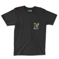 Kids T Rex Dinosaur Monster Truck 3rd Birthday Boys And Girls Design C Pocket T-shirt | Artistshot