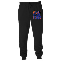 Cheer Mom Blue Orange Leopard Cheer Poms & Megaphone Mens Womens Unisex Jogger | Artistshot