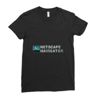 Netscape Navigator, Netscape Ladies Fitted T-shirt | Artistshot