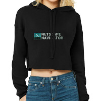 Netscape Navigator, Netscape Cropped Hoodie | Artistshot