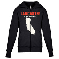 Lancaster California Usa State America Travel Californian T Shirt Youth Zipper Hoodie | Artistshot