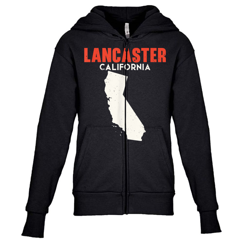 Lancaster California Usa State America Travel Californian T Shirt Youth Zipper Hoodie | Artistshot