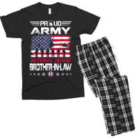 Proud Army National Guard Brother In Law Veterans Day T Shirt Men's T-shirt Pajama Set | Artistshot