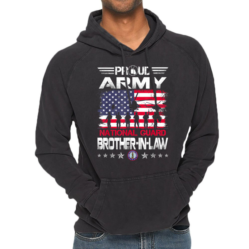 Proud Army National Guard Brother In Law Veterans Day T Shirt Vintage Hoodie by roopeedwrich76 | Artistshot