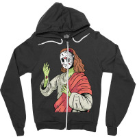 Zombie Jesus Lazy Halloween Costume Horror Movie Zipper Hoodie | Artistshot