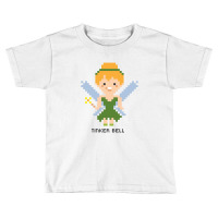 Tinker Bell Pixel Character Toddler T-shirt | Artistshot