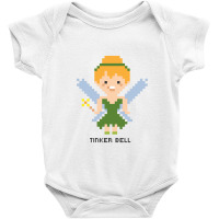 Tinker Bell Pixel Character Baby Bodysuit | Artistshot