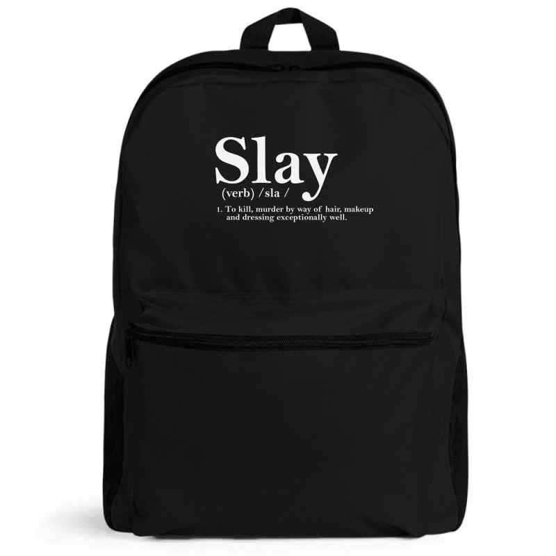 Slay Definition tb Backpack. By Artistshot