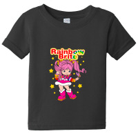 Rainbow Cartoon Tickled Pink Baby Tee | Artistshot