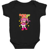 Rainbow Cartoon Tickled Pink Baby Bodysuit | Artistshot