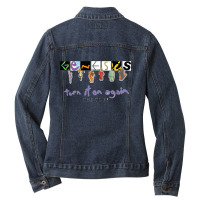 Cartoon Gifts Singer Famous Funny Gift Ladies Denim Jacket | Artistshot