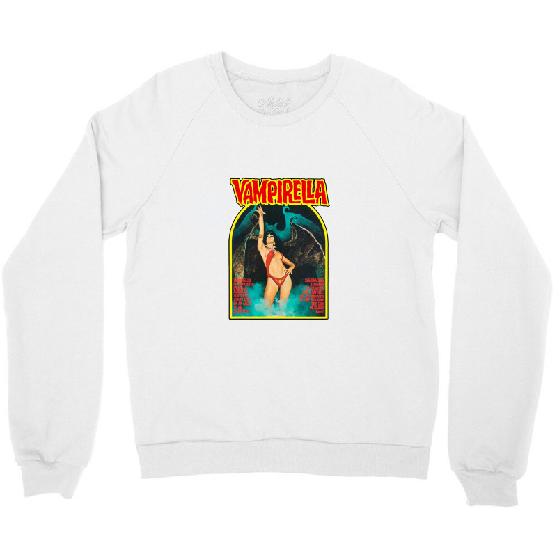 Retro Vampirella Cover Crewneck Sweatshirt by indigenouswomenintech | Artistshot