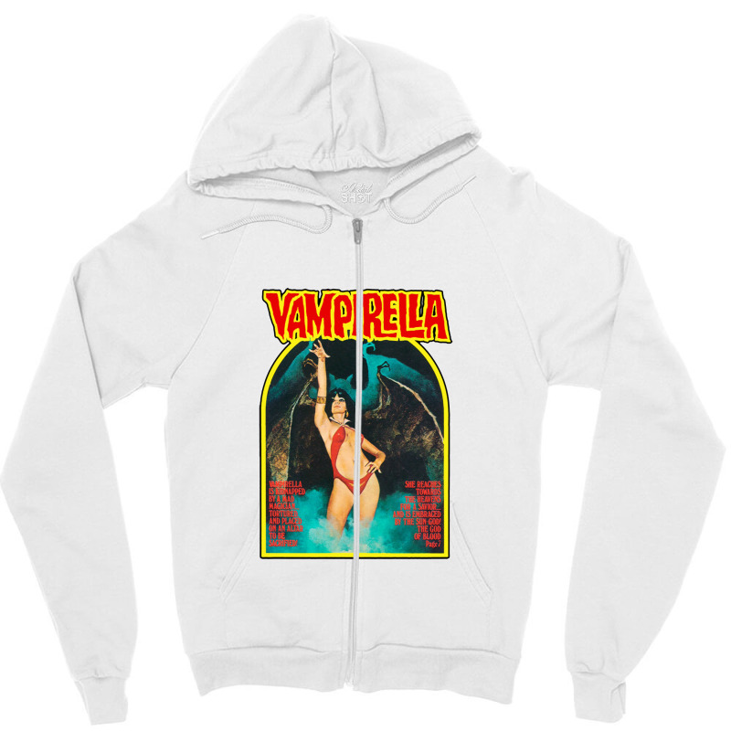 Retro Vampirella Cover Zipper Hoodie by indigenouswomenintech | Artistshot