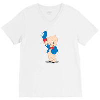 Porky Pig V-neck Tee | Artistshot