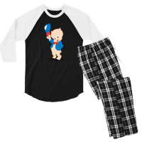 Porky Pig Men's 3/4 Sleeve Pajama Set | Artistshot