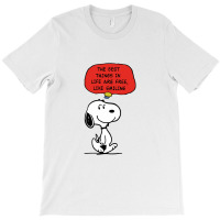 Peanuts Best Things In Life Are Free T-shirt | Artistshot