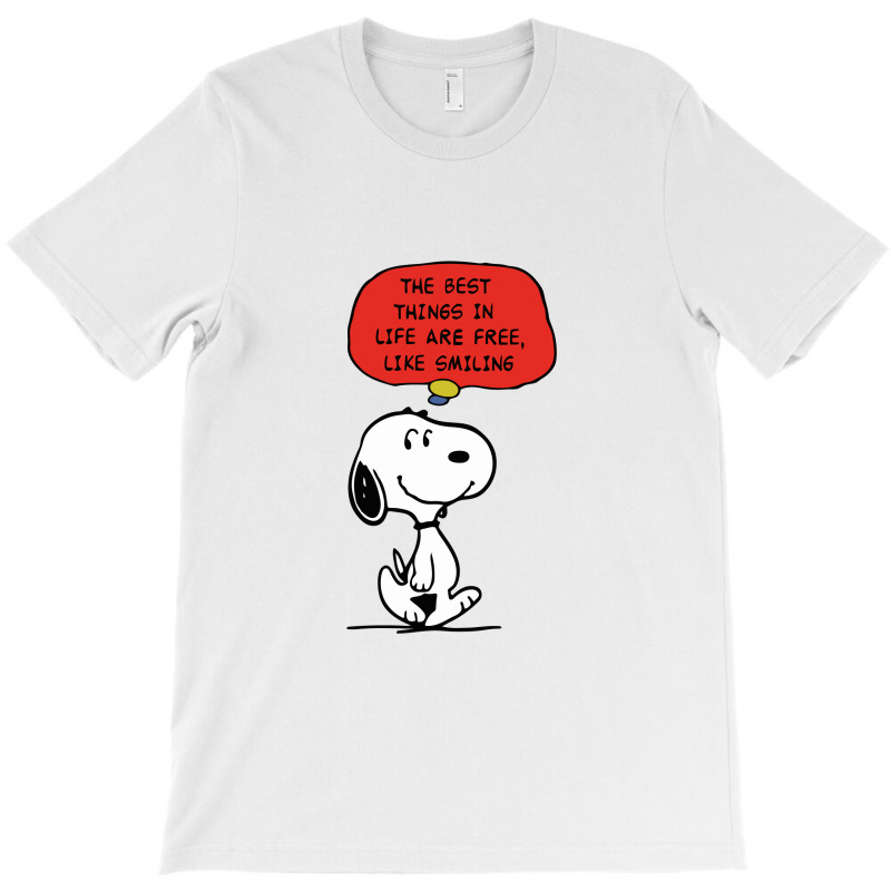 Peanuts Best Things In Life Are Free T-shirt | Artistshot